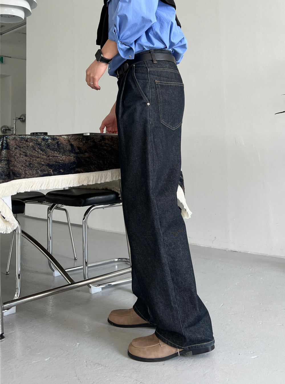 韓系極簡風皮鞋｜2色入