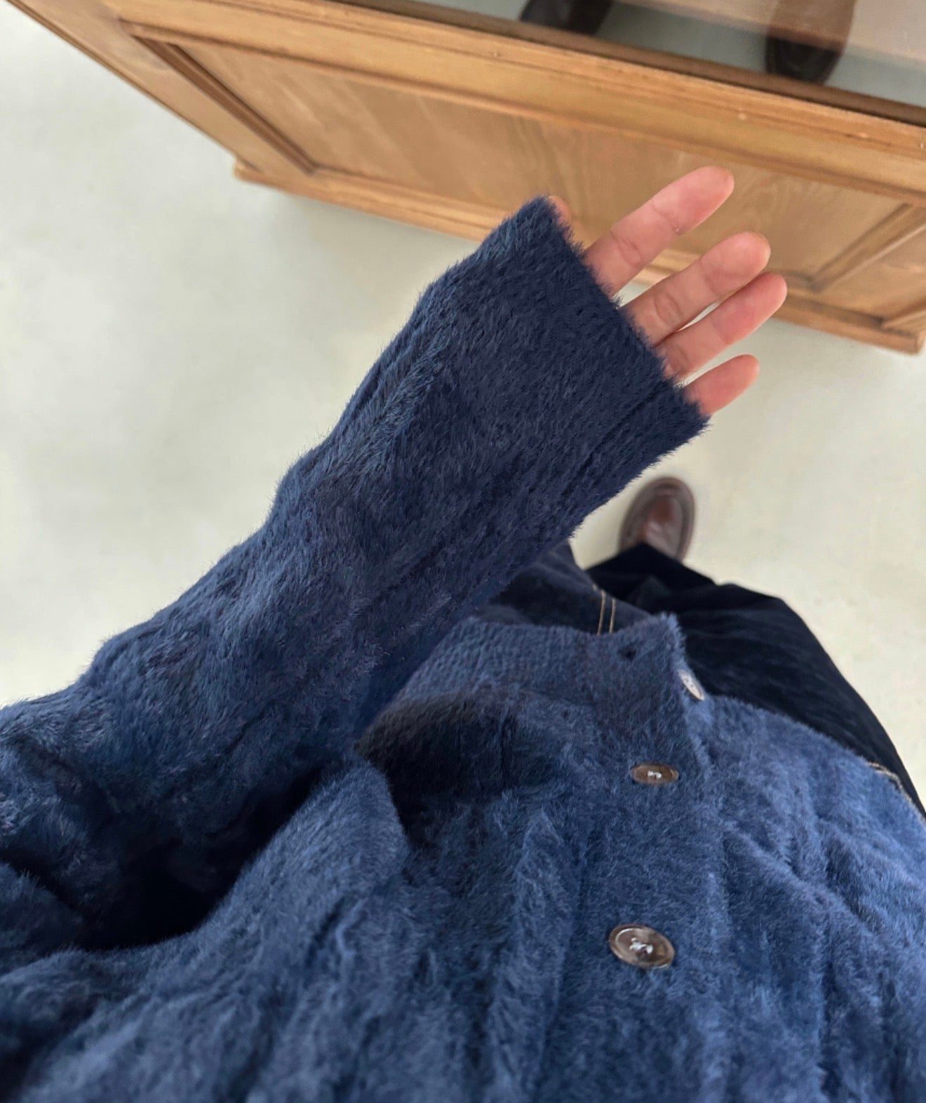 絨毛感🧶Angora山羊毛翻領麻花針織衫｜6色入