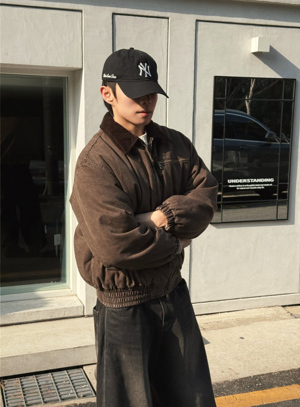 PREMIUM👑韓製重工短版拼接工裝外套｜2色入