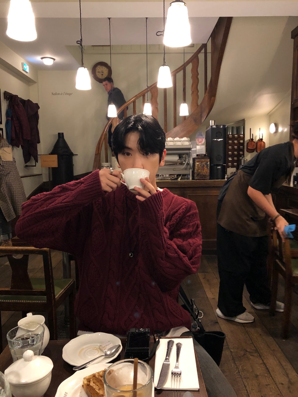 50%羊毛🐑漁夫紋麻花針織衫｜4色入