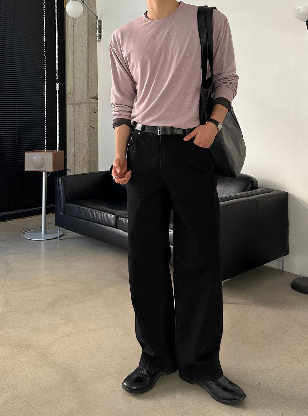 （1＋1）超親膚！韓製柔軟圓領長袖T恤｜9色入