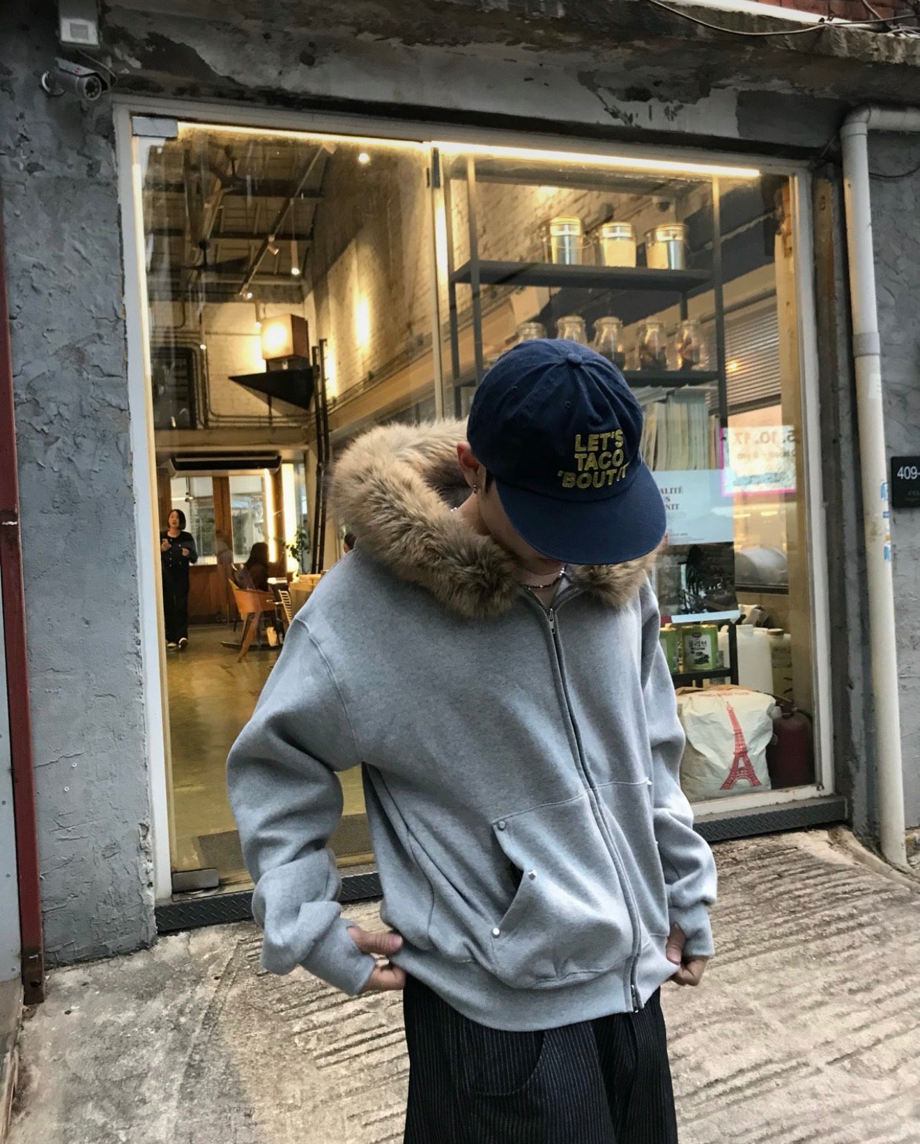 短款比例更好！重磅刷毛開胸衛衣｜2色入