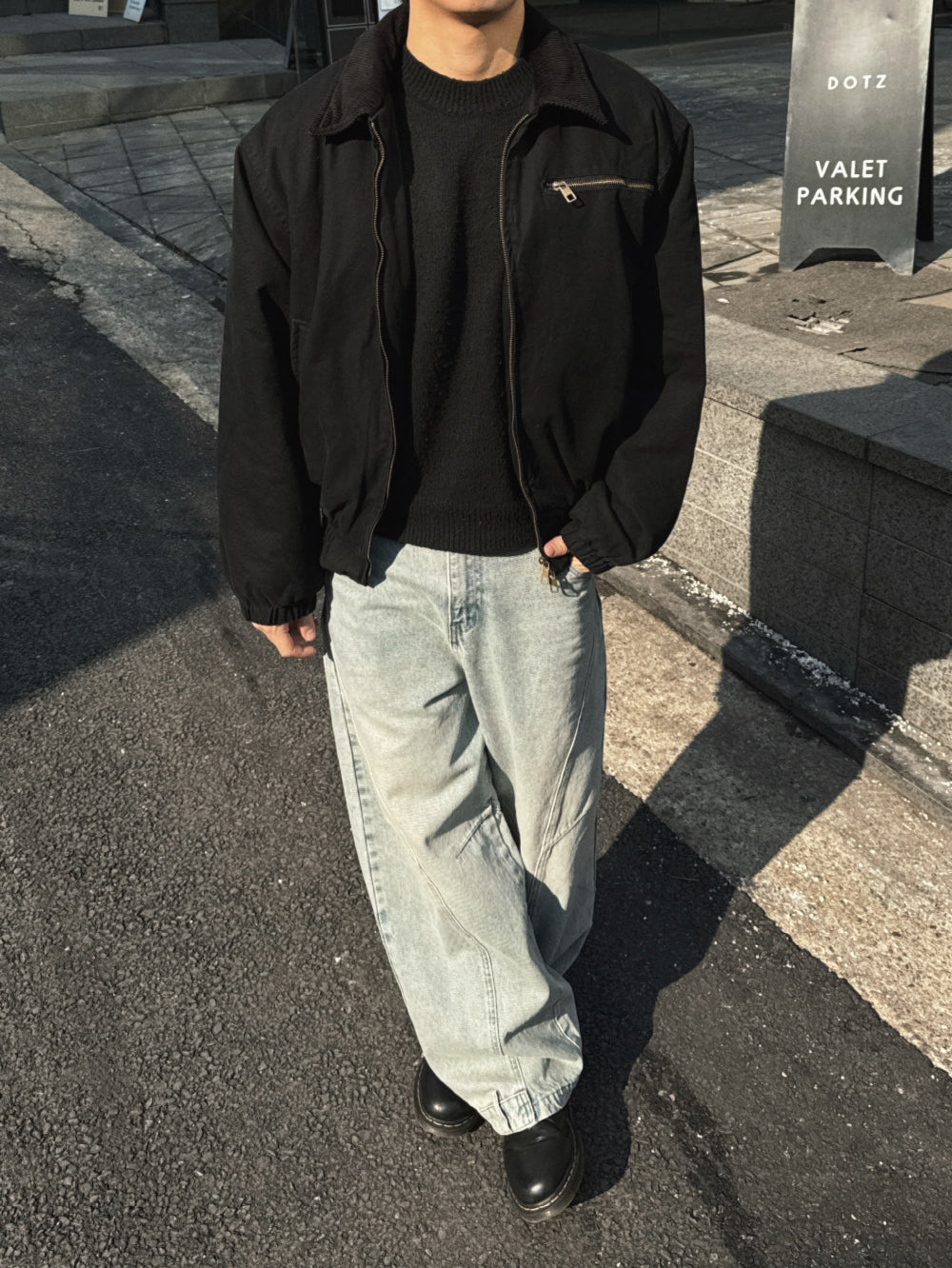 PREMIUM👑韓製重工短版拼接工裝外套｜2色入