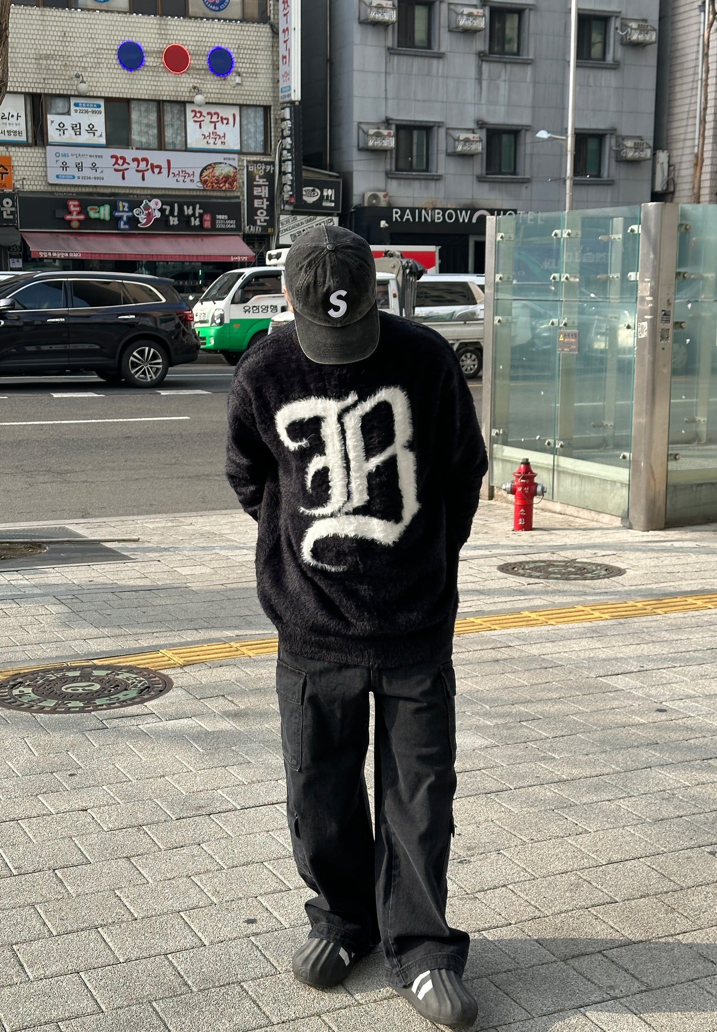 B logo Cardigan「軟糯馬海毛」！