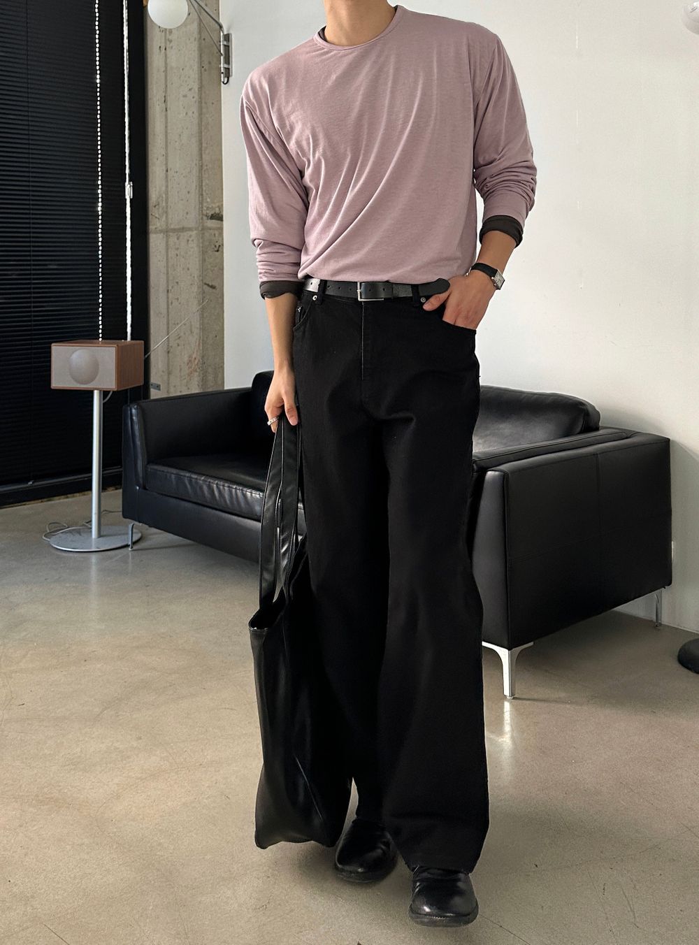 （1＋1）超親膚！韓製柔軟圓領長袖T恤｜9色入