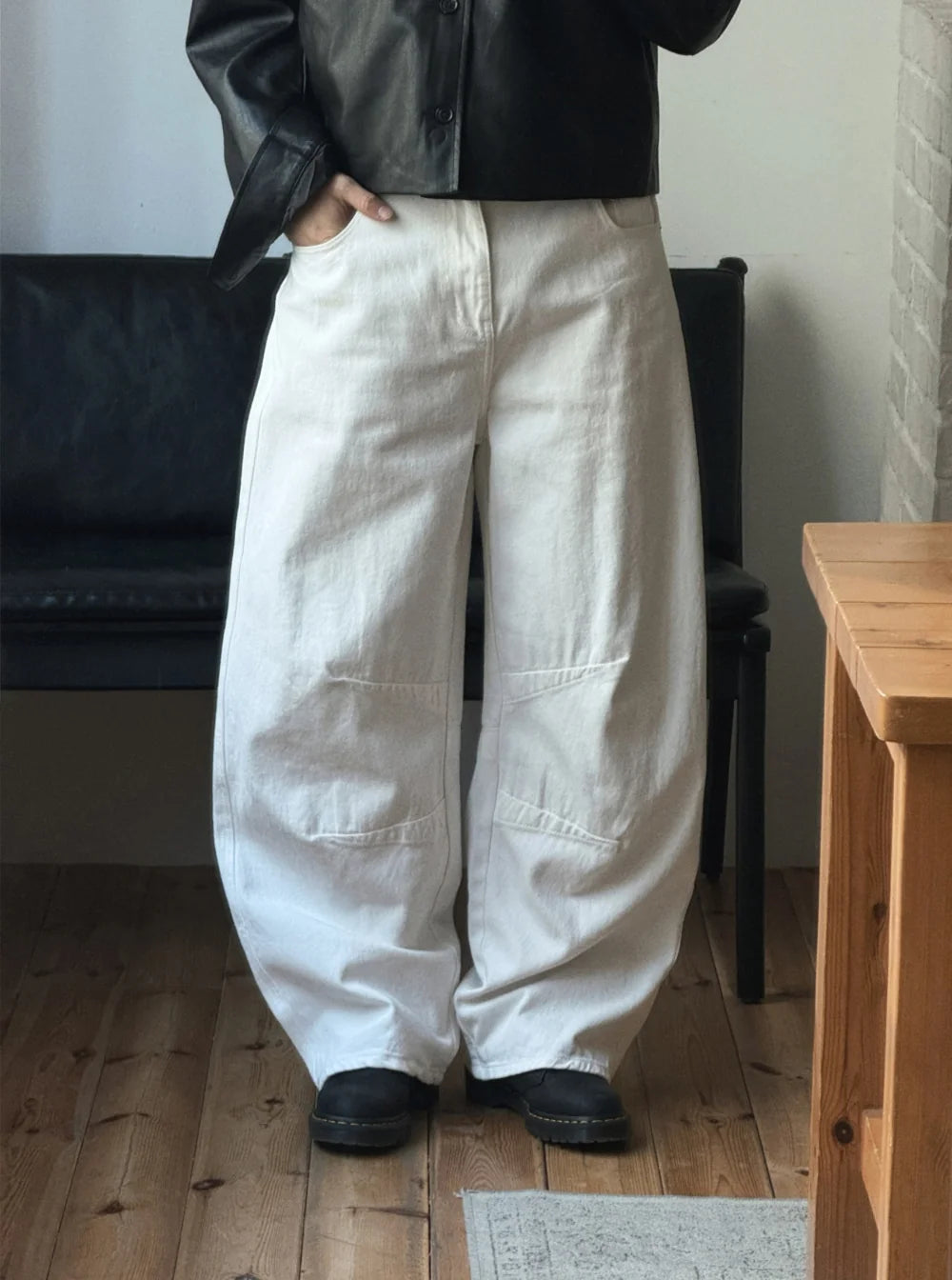 美式街頭感☄️水洗牛仔微闊形牛仔褲｜7色入