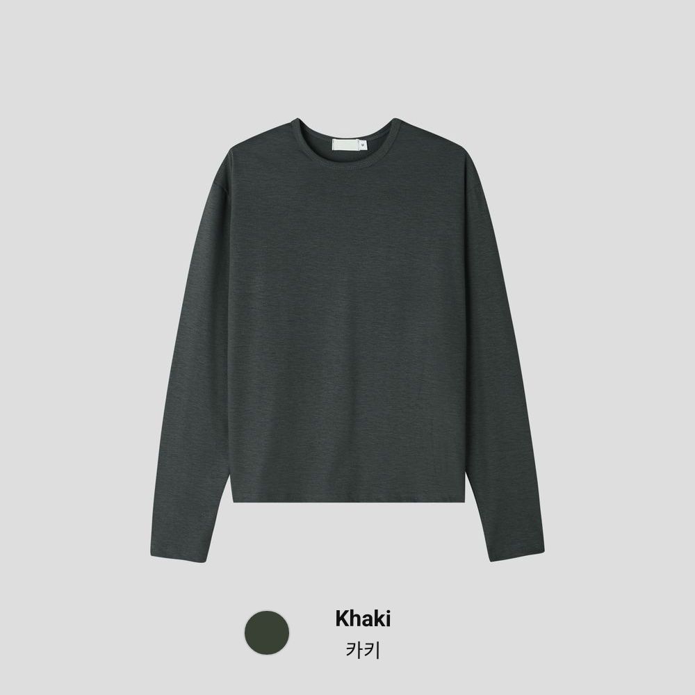 （1＋1）超親膚！韓製柔軟圓領長袖T恤｜9色入