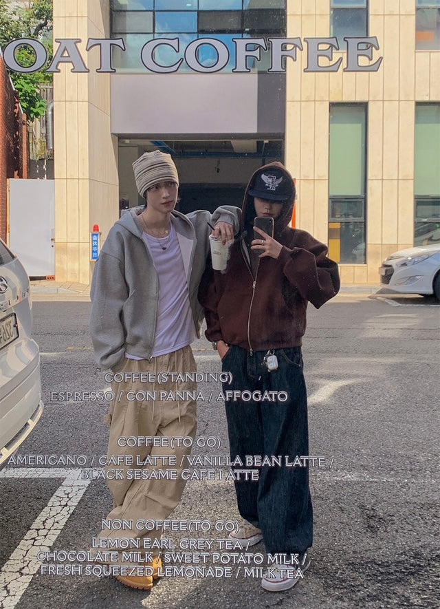 短款比例更好👍🏻基礎短款開胸衛衣｜3色入