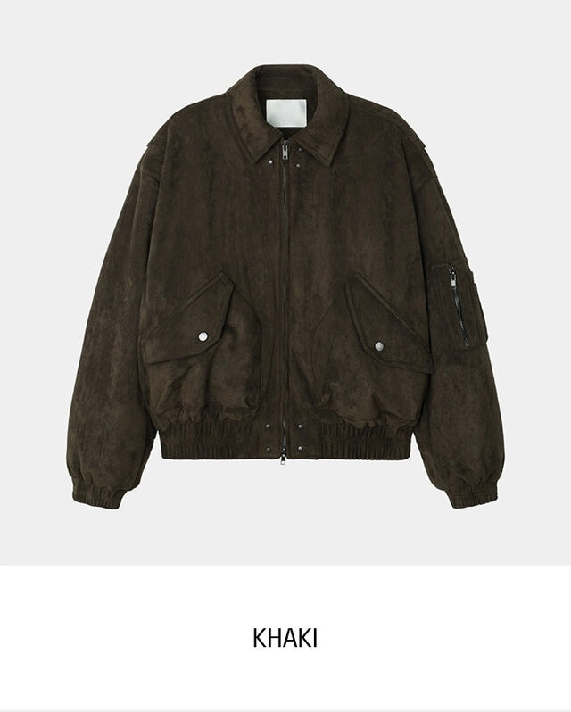 小眾高質款！鉚釘麂皮短款外套｜4色入