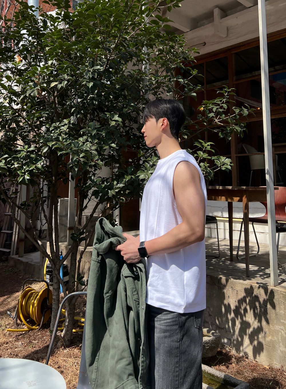 Gym Bro系列🏋️線條純色坎肩背心｜4色入