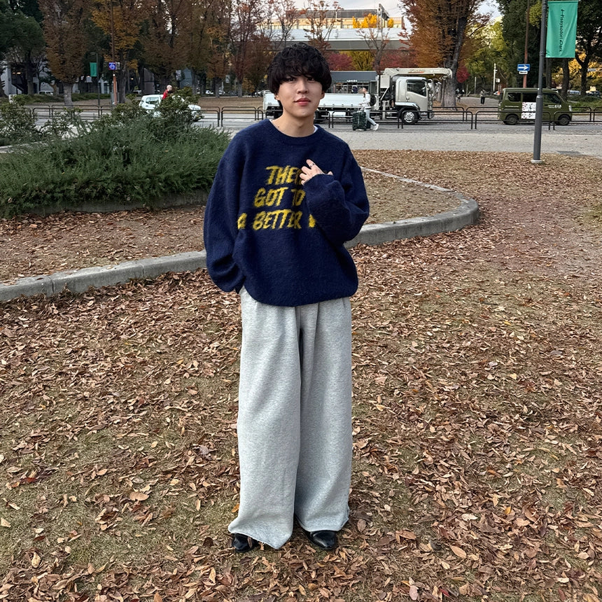 A better way 圓領針織衫