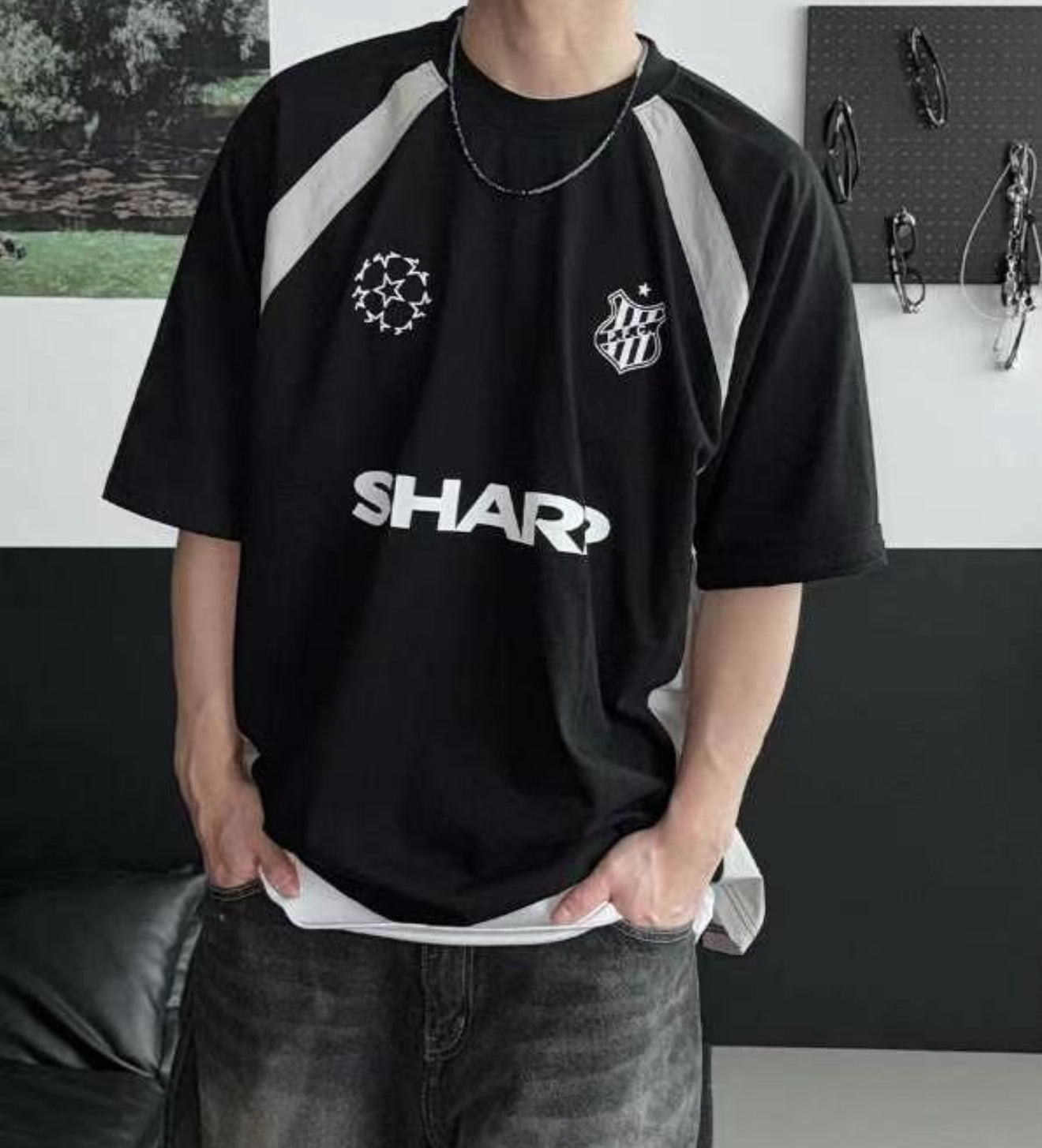 Sharp Football Tee 短袖(男女同款）