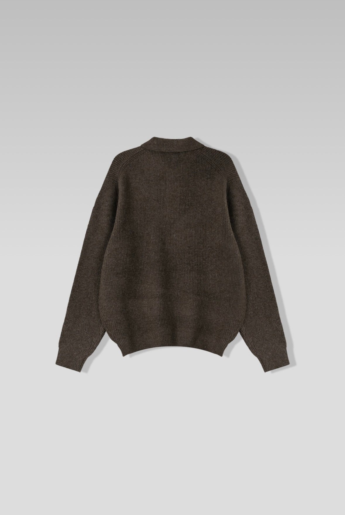 (休閑穩重感！)純色翻領POLO針織上衣｜9色入