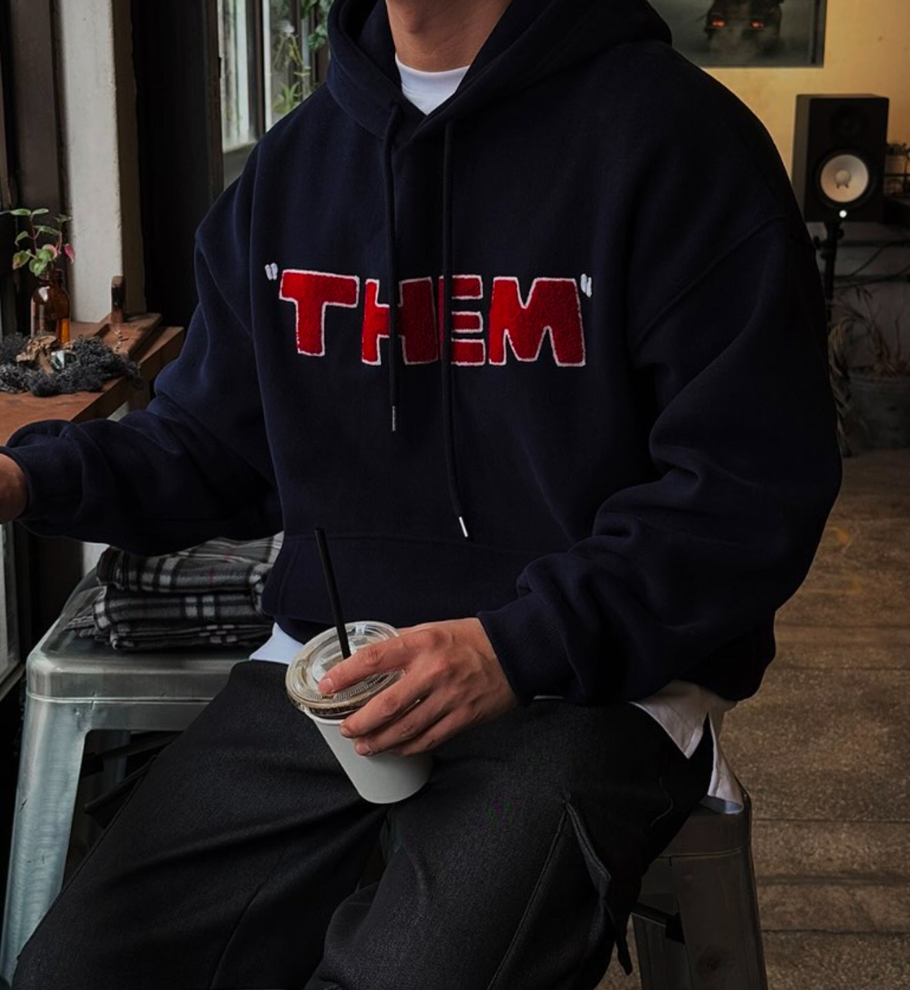 [聖誕精選🎄]THEM植絨印花衛衣