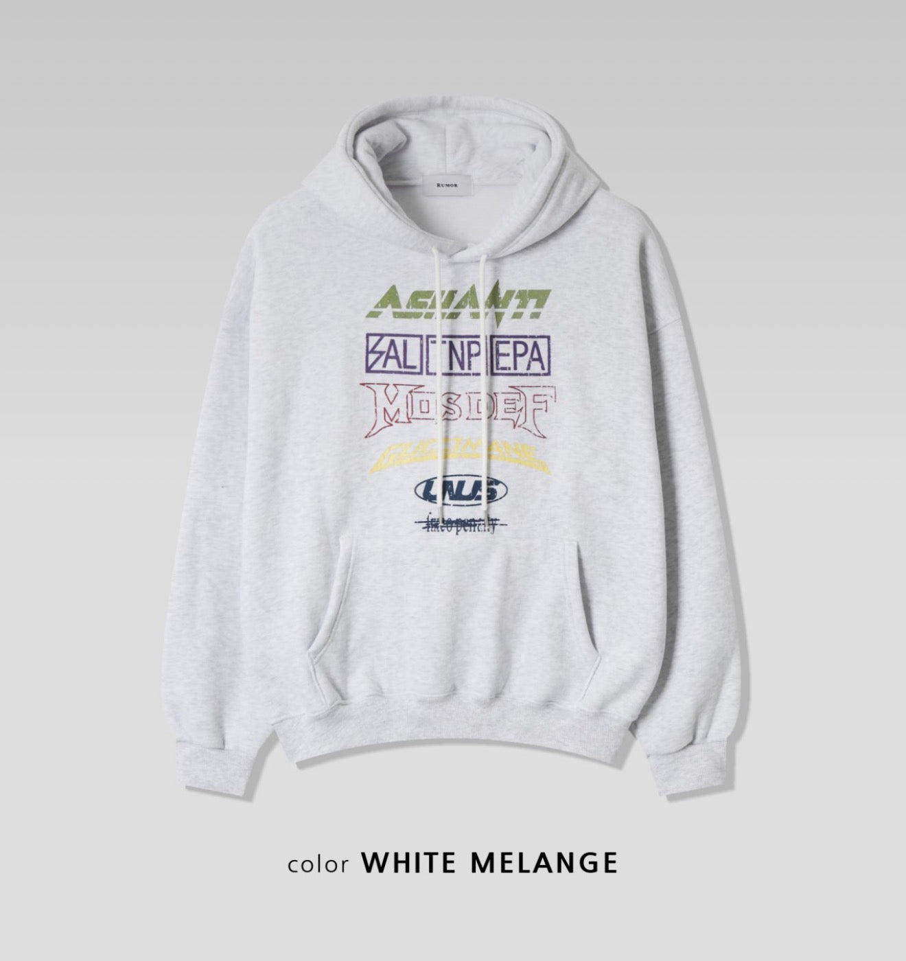 Multi logo 印花連帽衛衣