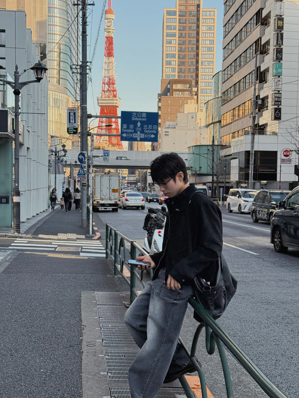 多尺碼！型格貓鬚水洗牛仔褲｜1色入