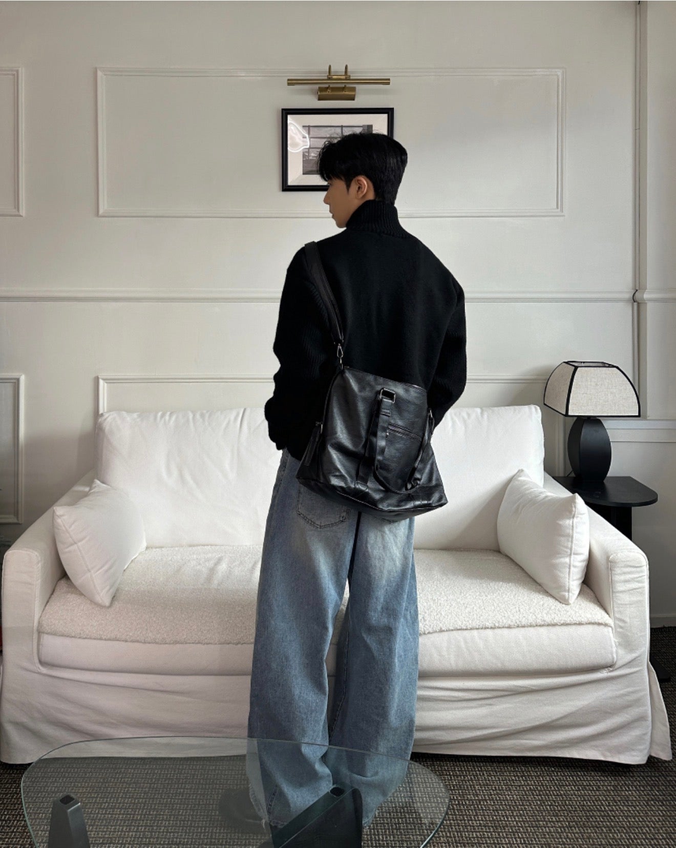 半短版高領拉鍊開胸針織衫｜2色入