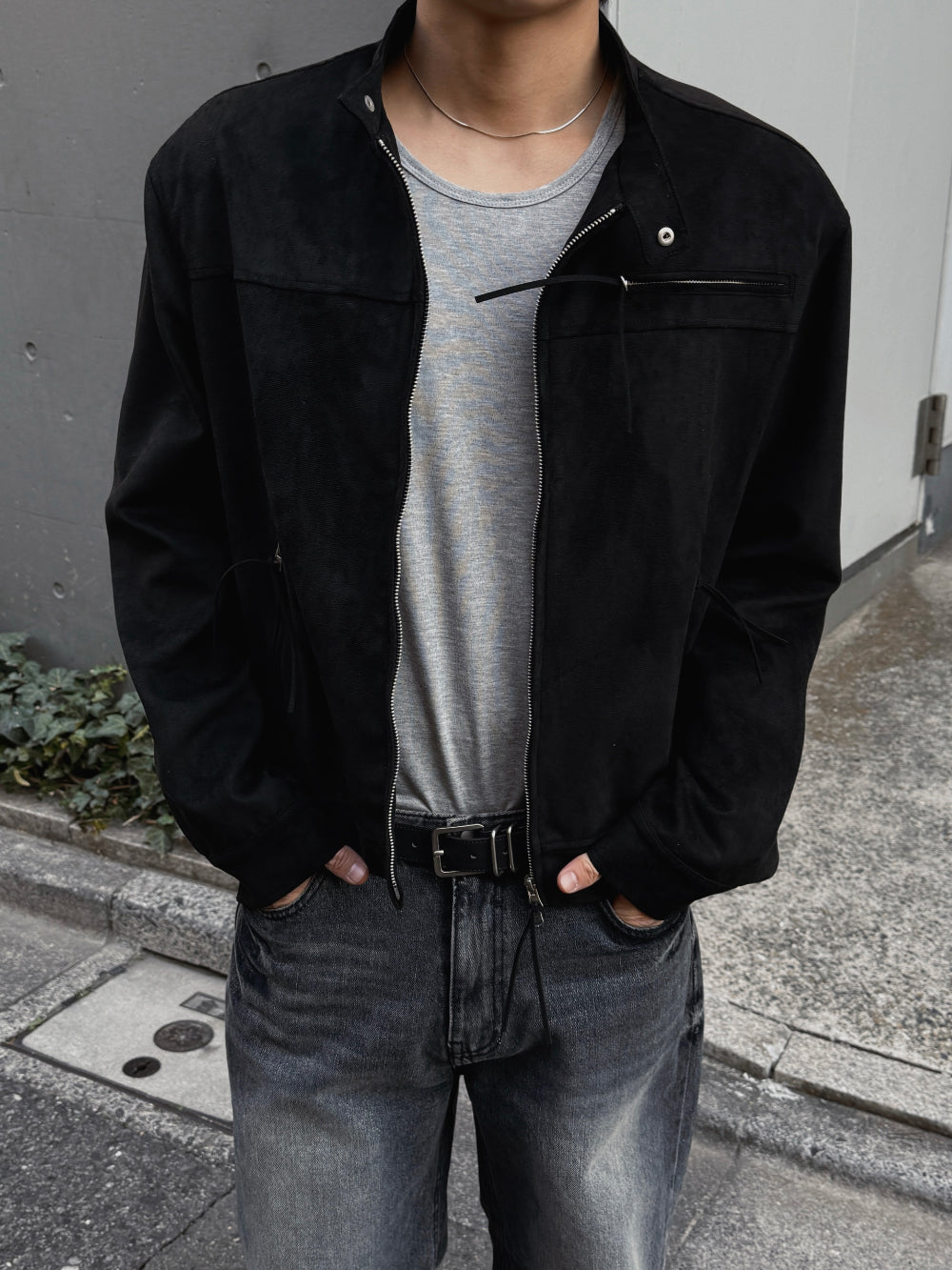 約會必備！紳士風麂皮外套｜2色入