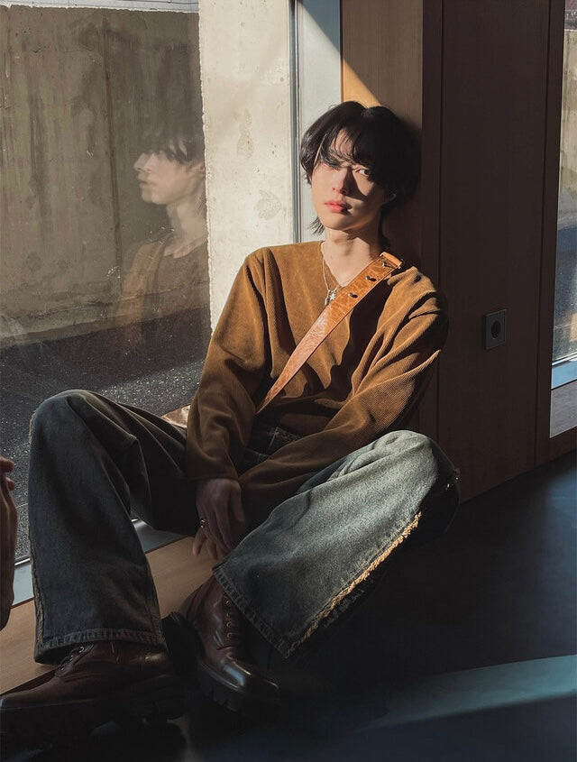 [氣質款]微V領內搭/單穿長袖