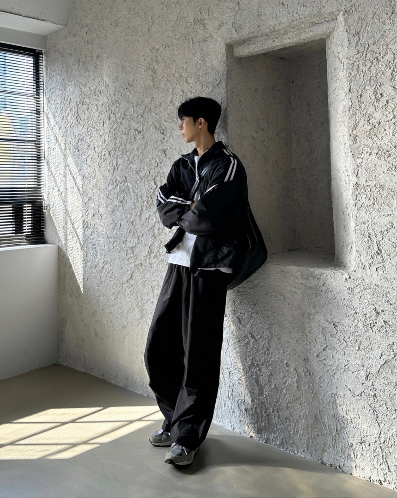 PREMIUM👑韓製裂紋理軟皮革斜孭袋｜3色入