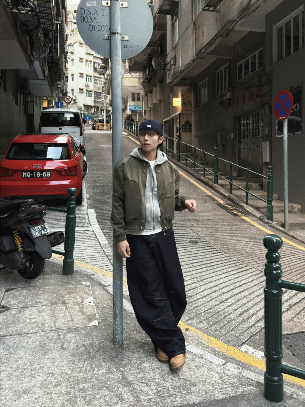 金屬細節加分！大口袋短款MA1｜2色入