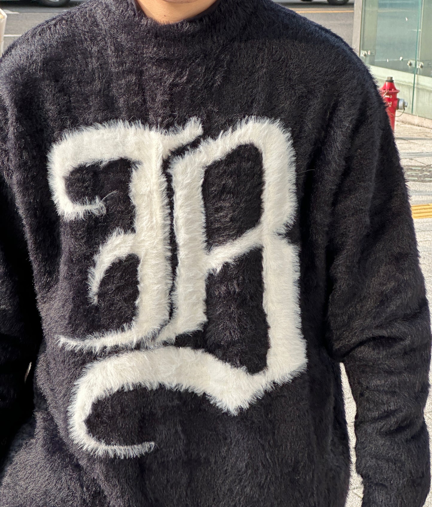 B logo Cardigan「軟糯馬海毛」！