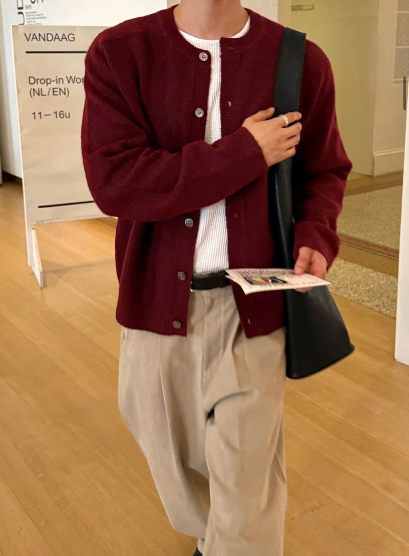 衣櫃必備款！立體編織開胸針織衫｜9色入