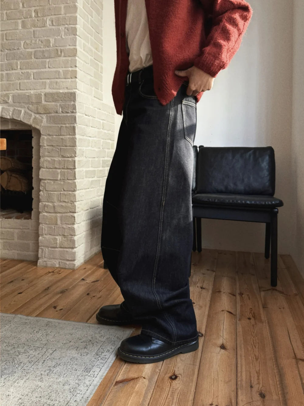 美式街頭感☄️水洗牛仔微闊形牛仔褲｜7色入