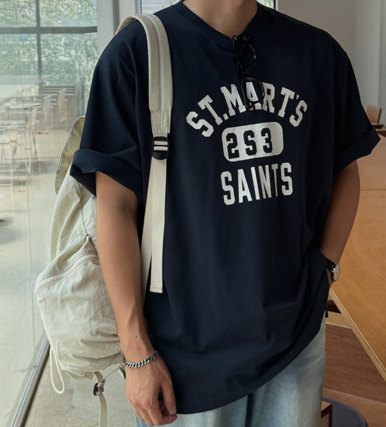 ST.MART's 印花Oversize短袖