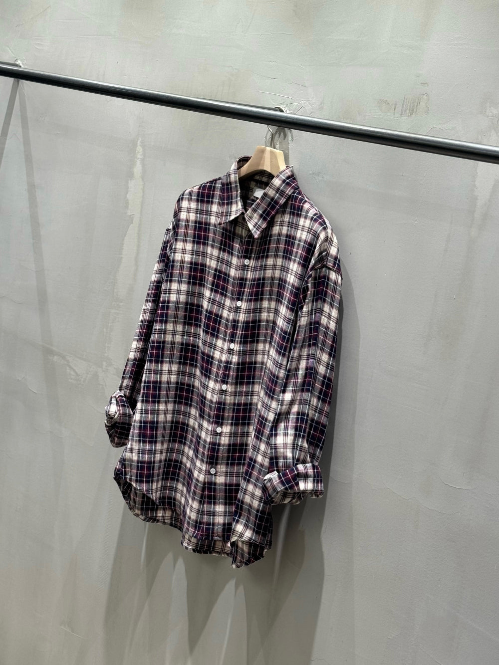 衣櫃必備跨季單品🌟韓系復古格仔恤衫｜3色入