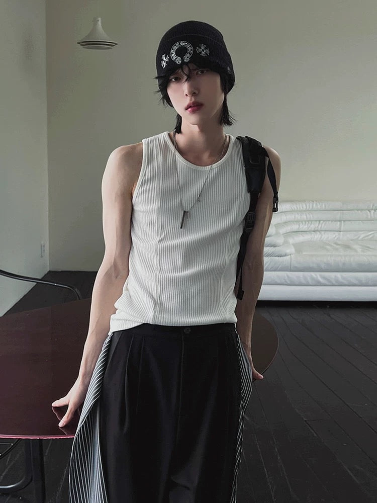 Gym Bro系列🏋️純色貼身彈性背心｜2色入