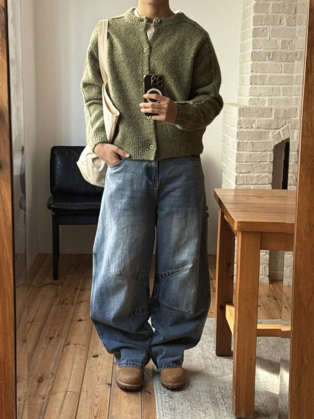 立體剪裁顯肩闊💪🏻圓領短款開胸針織衫｜6色入