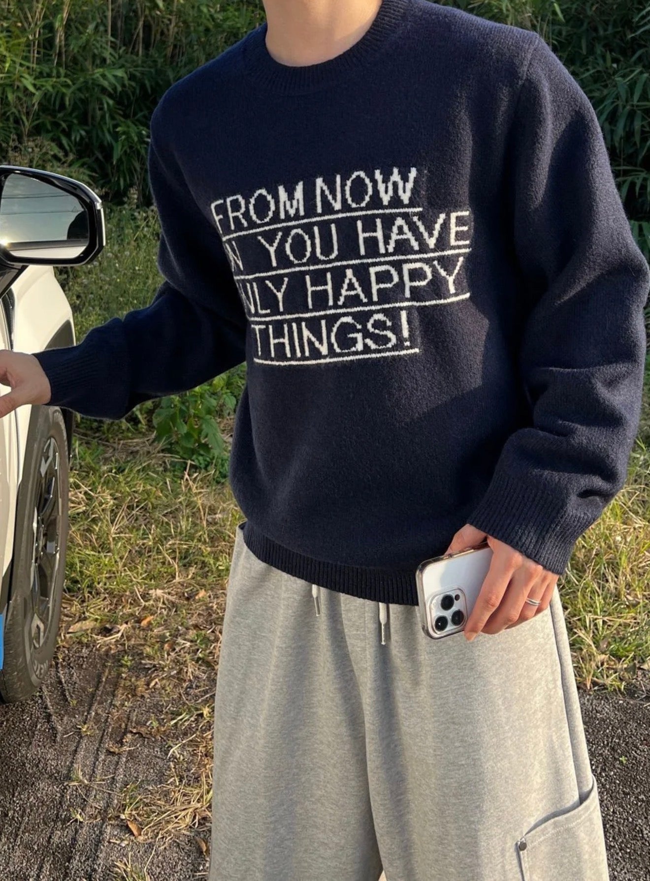 Premium👑簡約文字針織衫｜9色入