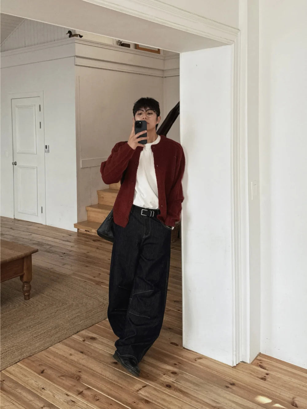 立體剪裁顯肩闊💪🏻圓領短款開胸針織衫｜6色入