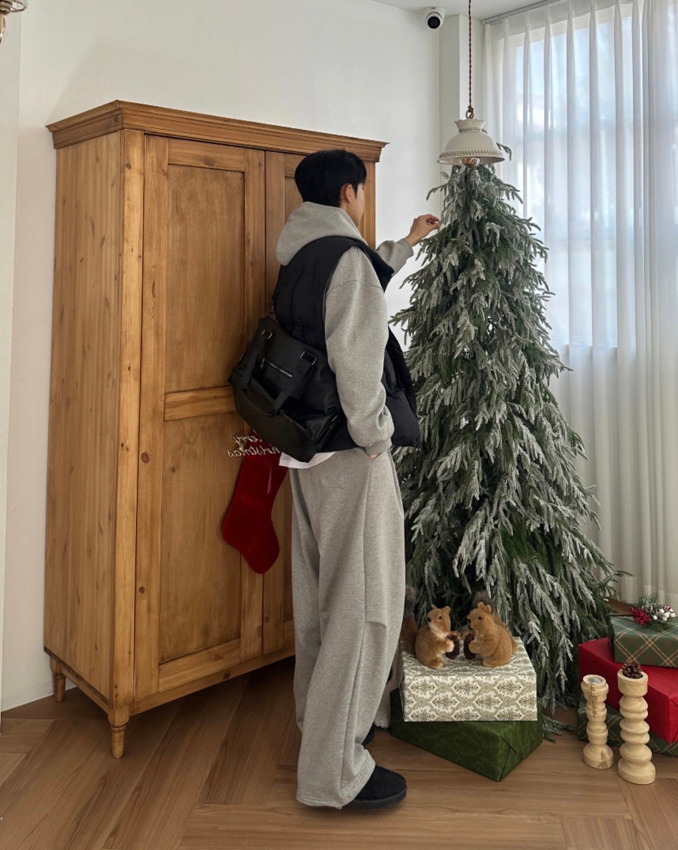 Premium👑基礎款彎刀闊腳棉褲｜4色入