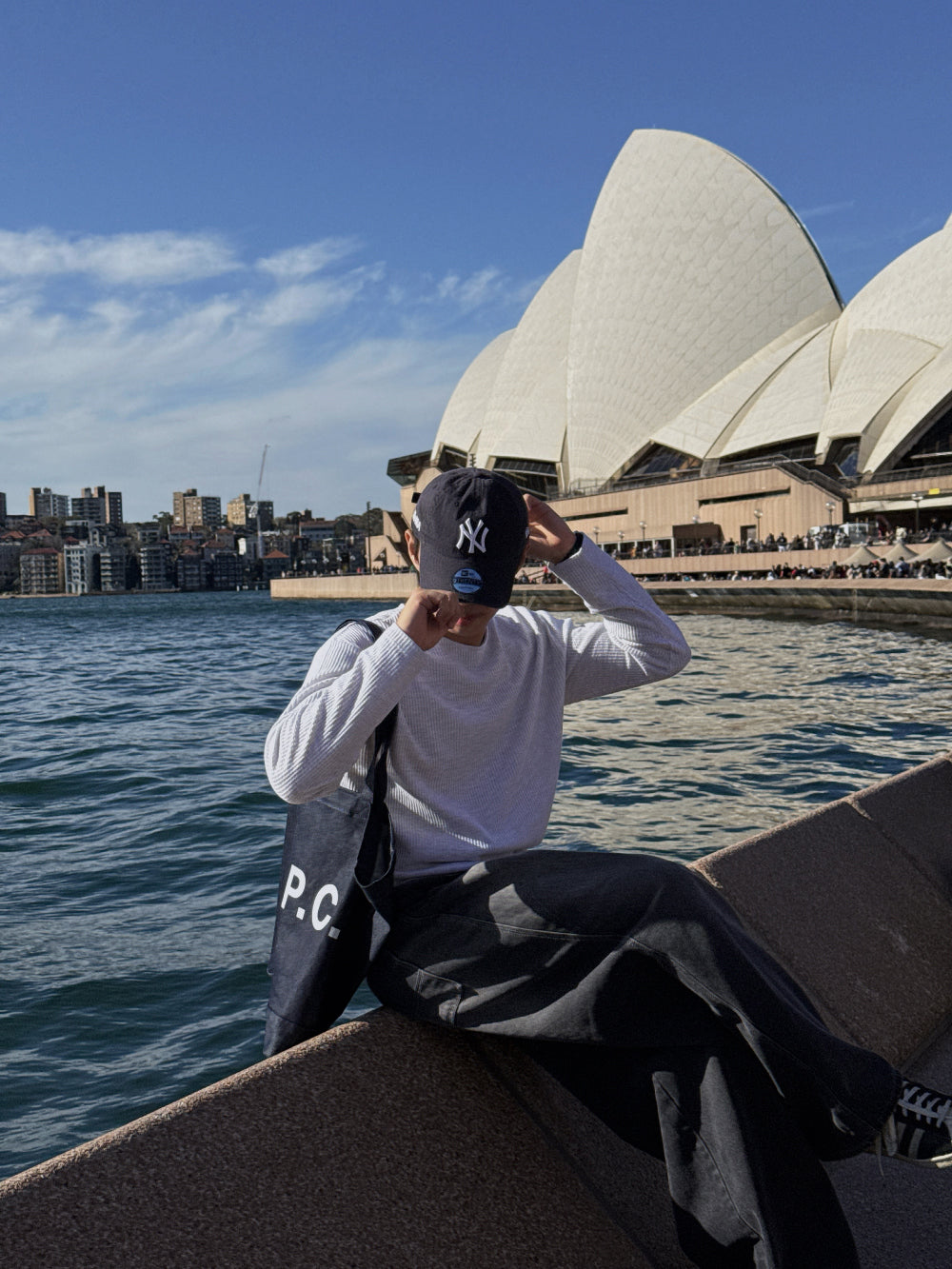 Gym人必備！窩夫紋短款長袖Tee￼