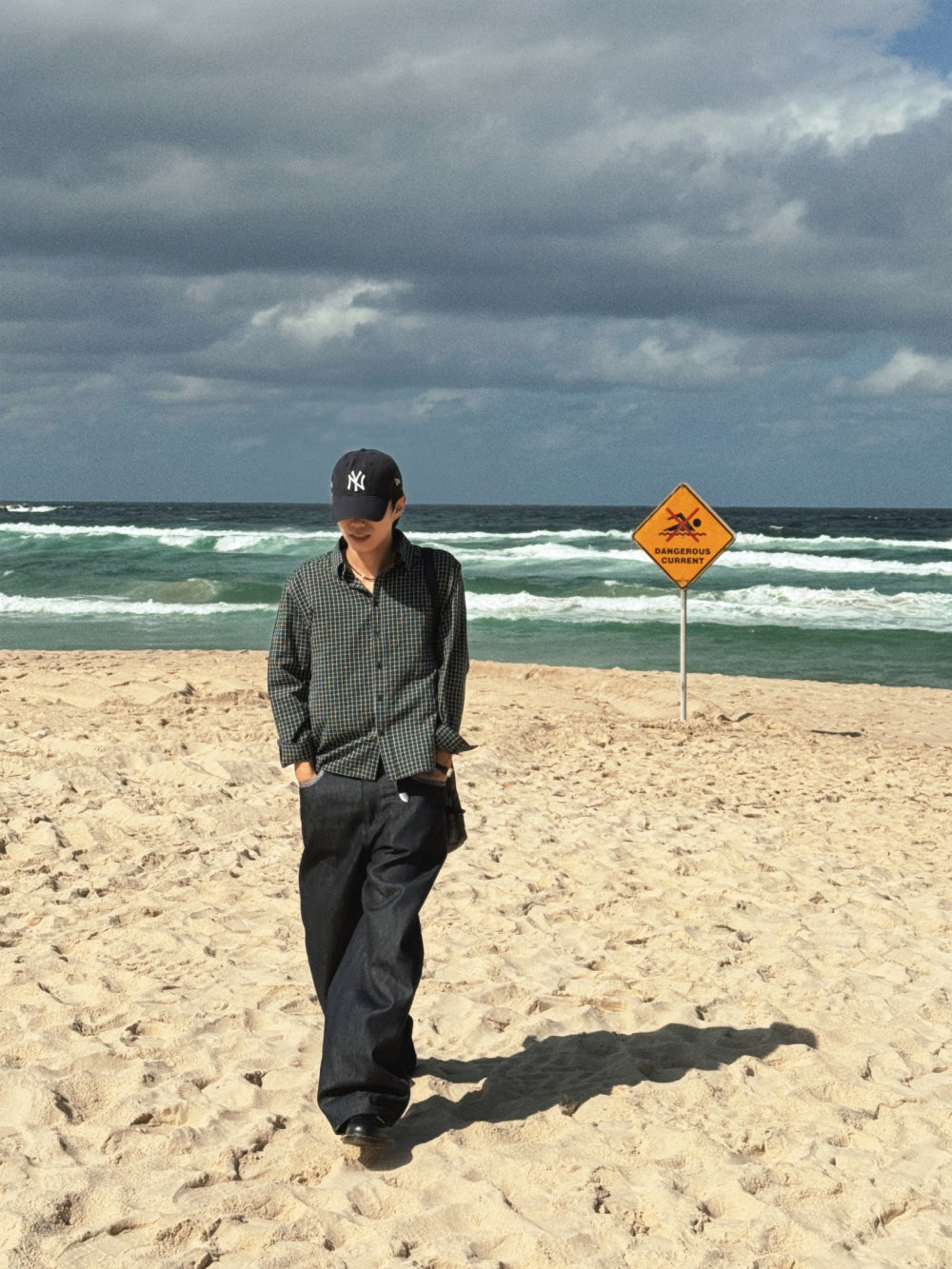 簡約款！短版韓系格仔恤衫｜4色入