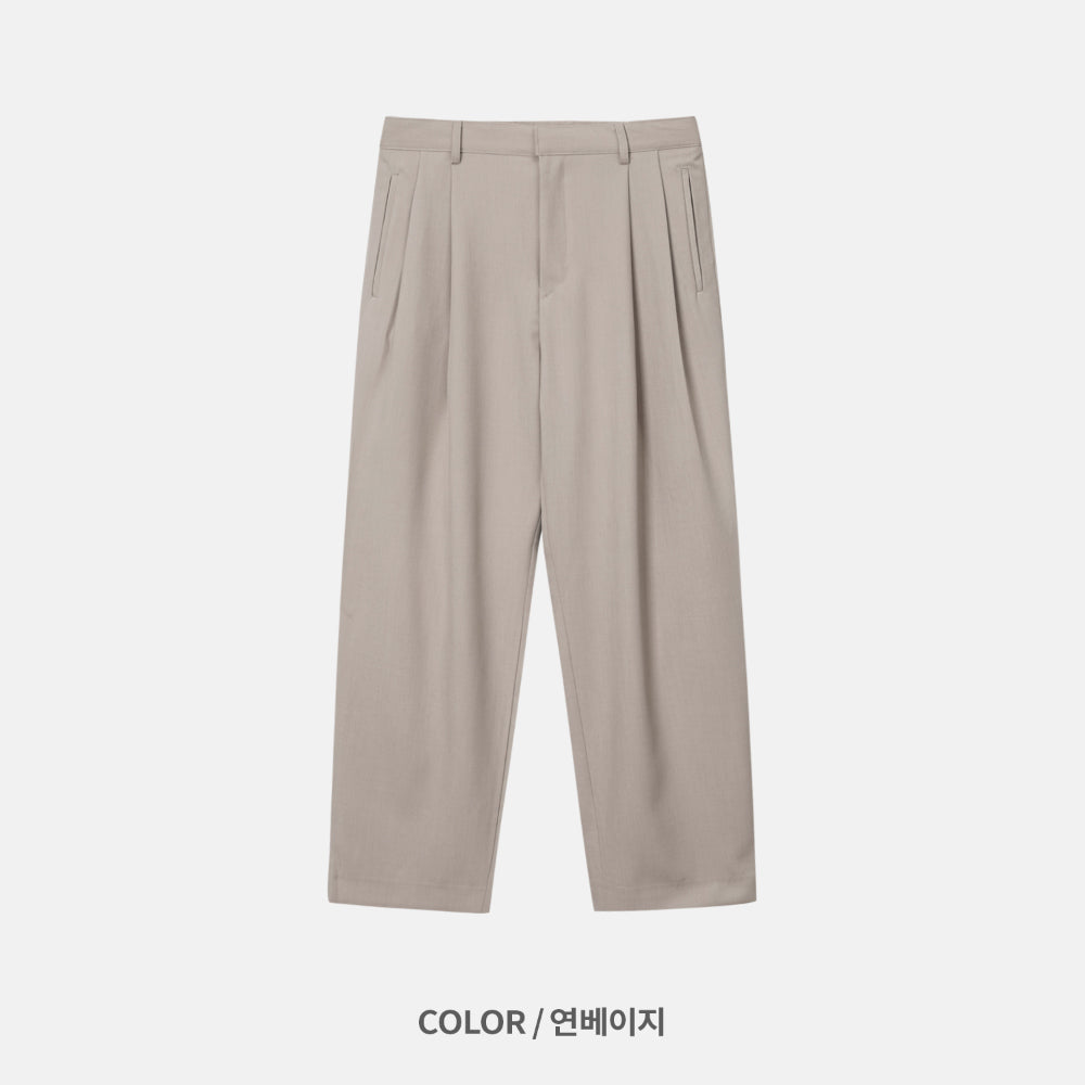 福利價🧧廓型雙褶寬鬆西裝褲｜5色入