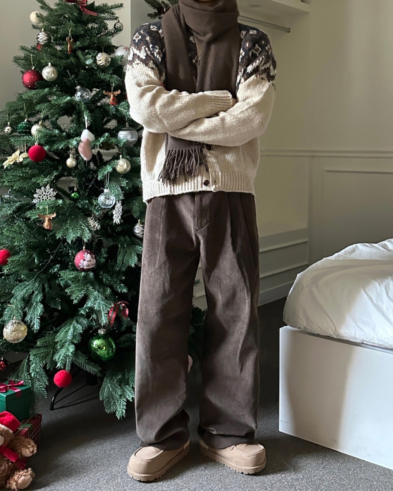 冬天必入🔥燈芯絨直腳長褲｜4色入