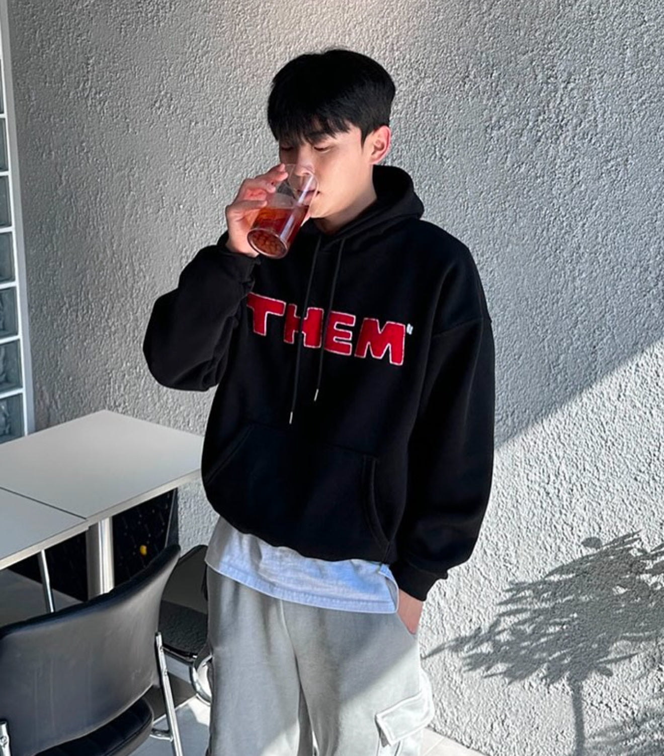 [聖誕精選🎄]THEM植絨印花衛衣