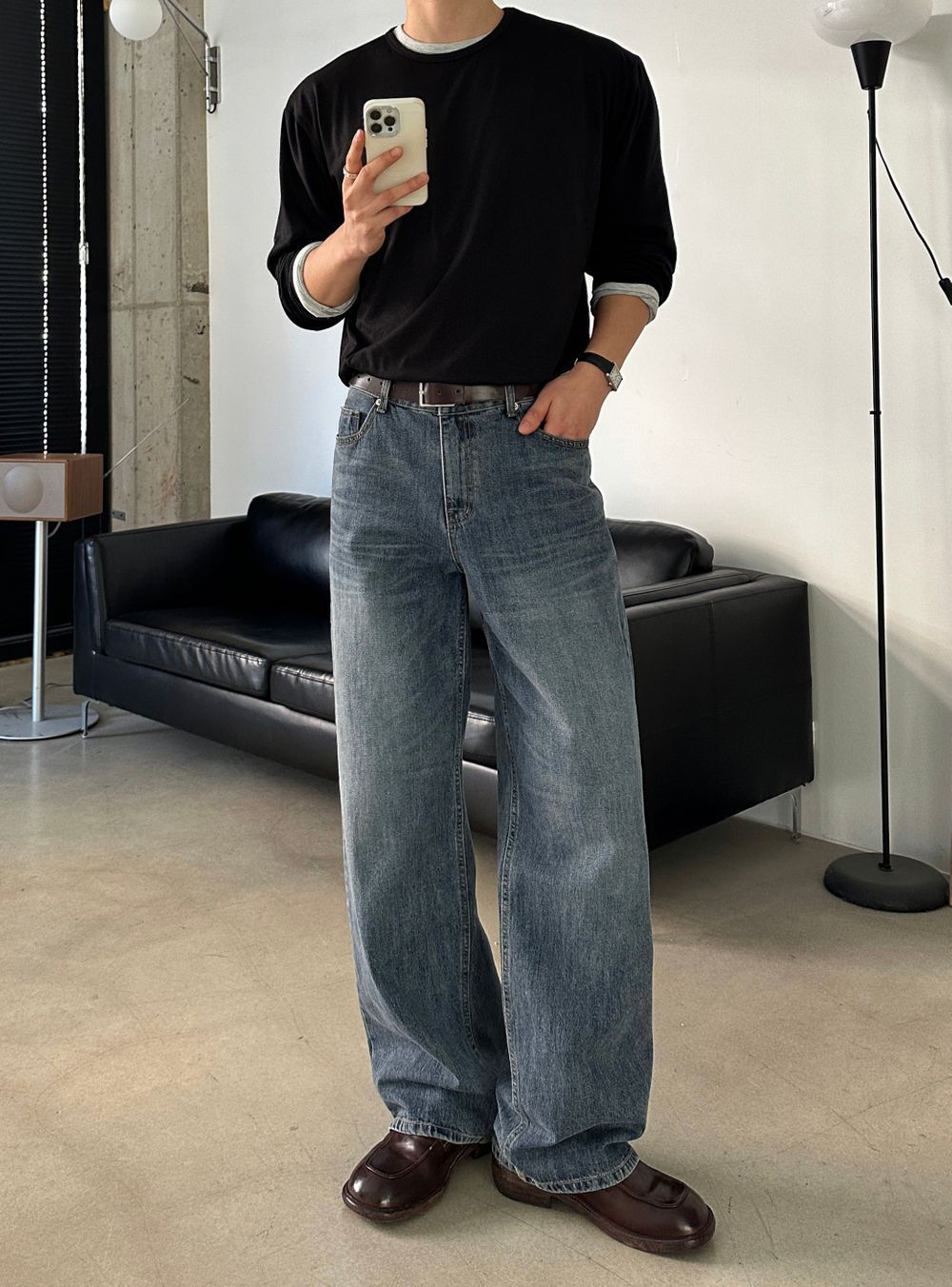 （1＋1）超親膚！韓製柔軟圓領長袖T恤｜9色入