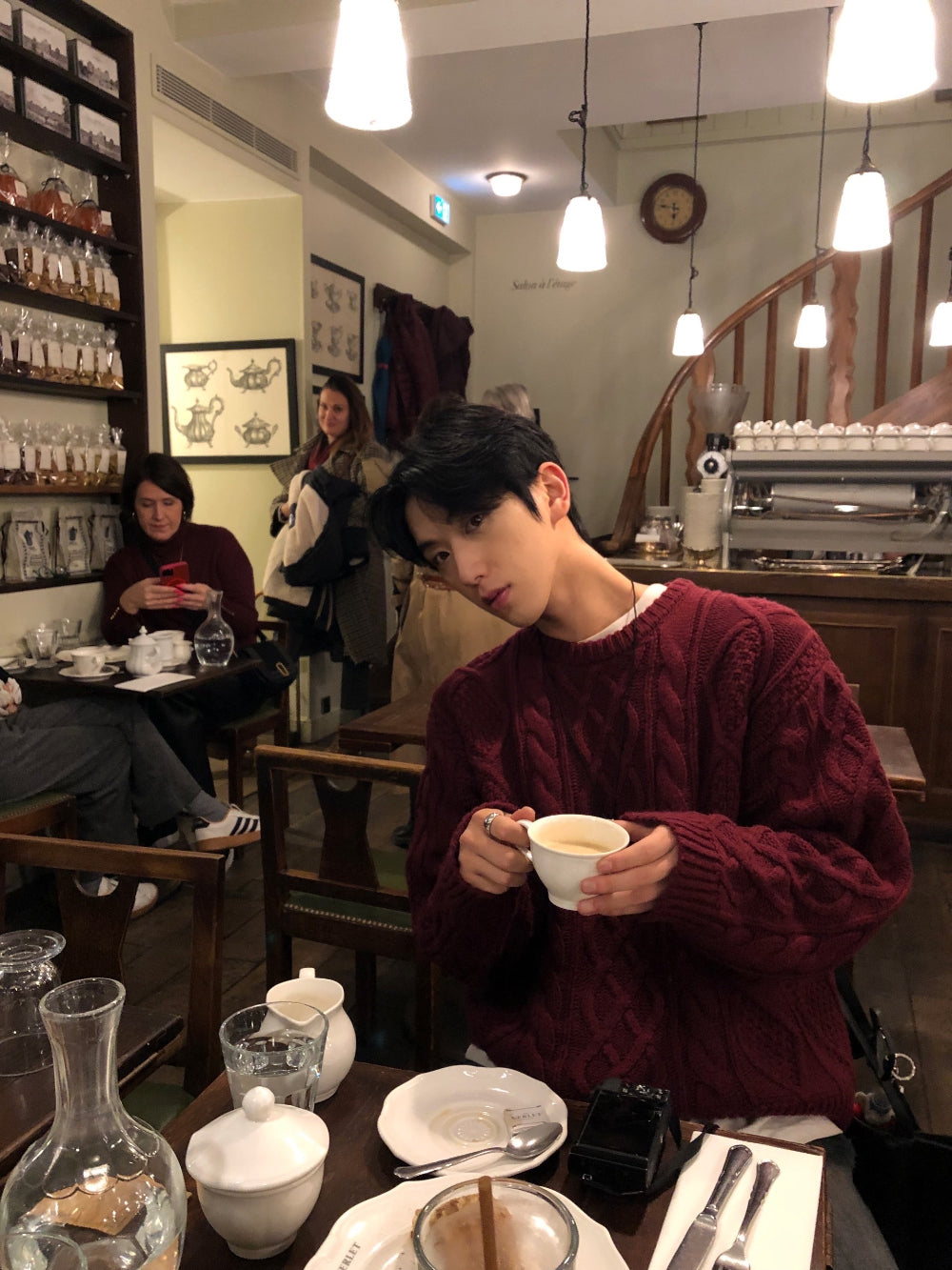 50%羊毛🐑漁夫紋麻花針織衫｜4色入