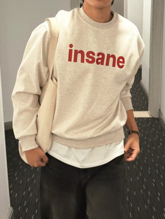 [🇰🇷連線]Insane 印花圓領衛衣