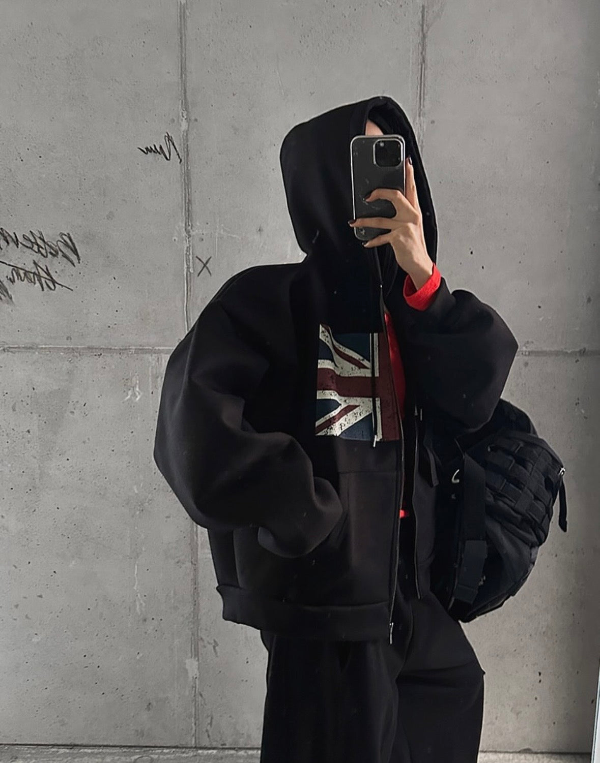 男女OK！短款國旗印花拉鏈外套｜2色入