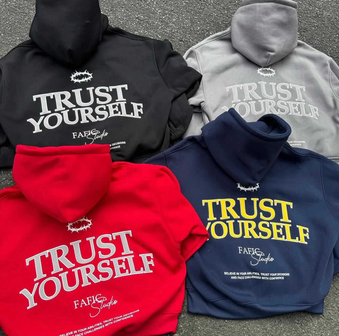 Trust Yourself 美式短版Hoodie🇻🇳