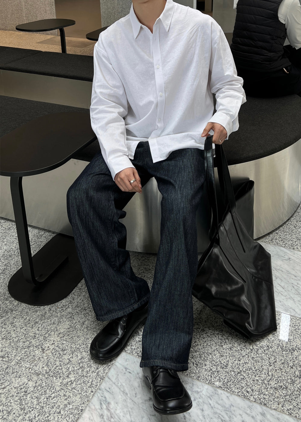 韓系極簡風皮鞋｜2色入