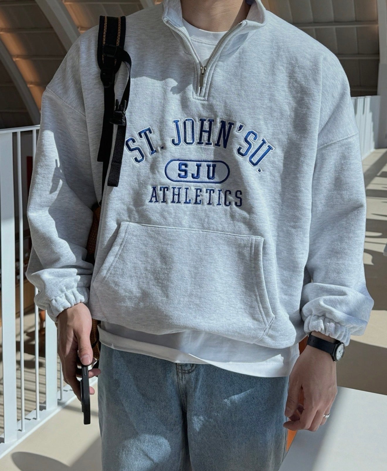 ST.JOHN’SU Half Zip MTM