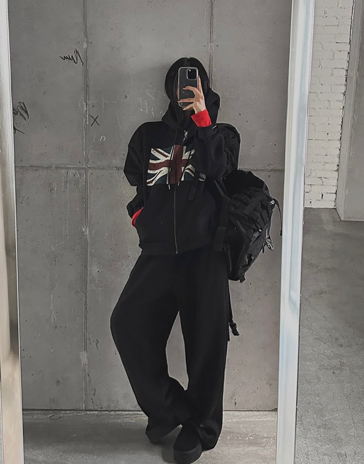 男女OK！短款國旗印花拉鏈外套｜2色入