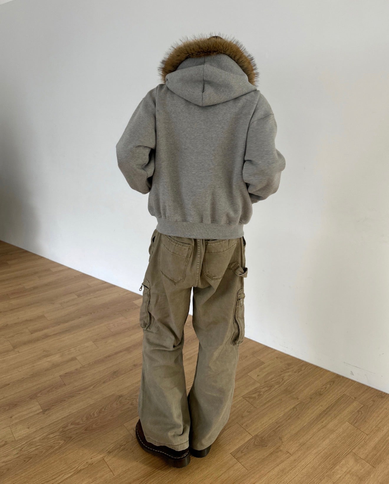 短款比例更好！重磅刷毛開胸衛衣｜2色入