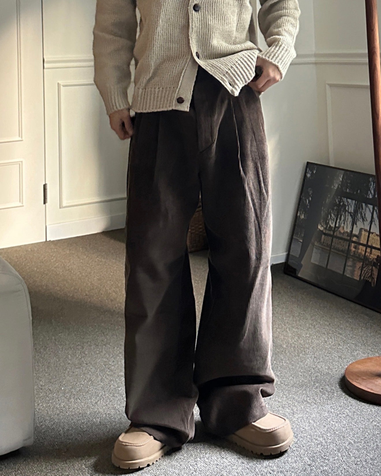 冬天必入🔥燈芯絨直腳長褲｜4色入